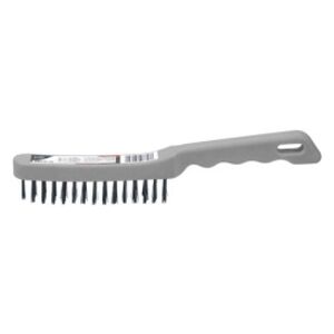 Yato Szczotka druciana 4-rzędowa drut stalowy rękojeść plastikowa YT-6354 3030384 5906083963544