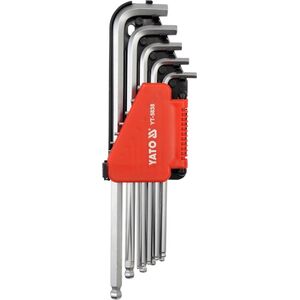 Yato Zestaw kluczy imbusowych hex typ L 1/16-3/8" z kulką 12szt. (YT-5838) 3043775 2000001599945
