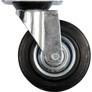 Vorel Kółko skrętne z czarną gumą 75mm 87311 3056689 5906083873119
