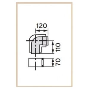 Vaillant Kolano koncentryczne DN80/125 87° 303210 3069079 4024074343449