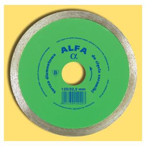 Tarcza diamentowa do glazury 125x22,2mm ALFA 14020 3070488 5907234140203