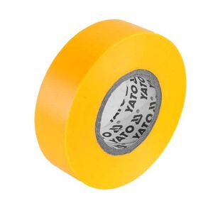 Yato Taśma elektroizolacyjna 19x0,13mm 20m PVC, izolacja-max 40kV żółta - YT-81654 3073896 5906083816543