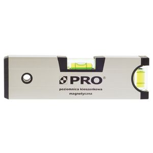 PRO Poziomica anodowana z magnesem kieszonkowa 17cm (100-A6-017) 3075137 5906245900592
