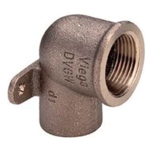 Viega Kolano ze złączkami naściennymi 15mmx1/2" (100223) 3077570 5907547604607