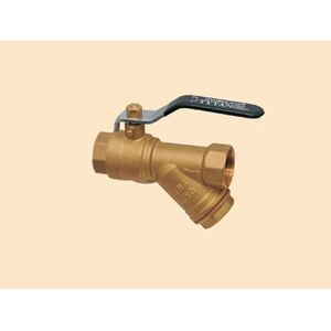 Hydroland Zawór kulowy wodny TYTAN 1" z filtrem - ZKWF-25-WW 3078190 5900308734346