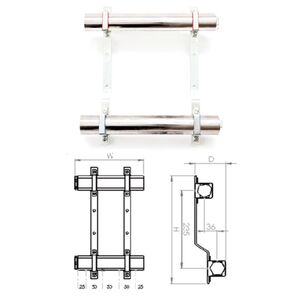 SiGMA-Li Rozdzielacz mosiężny 509x325x87mm - RM-10 3079733 5902814628874