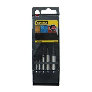 Stanley Zestaw wykrętaków do zerwanych śrub M3 - M18 5szt. (STA57000) 3090348 5035048371763
