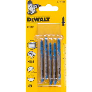 Dewalt Brzeszczoty do wyrzynarek typ T HSS76x50mm 5szt. do metalu DT2161 3098177 5035048033067