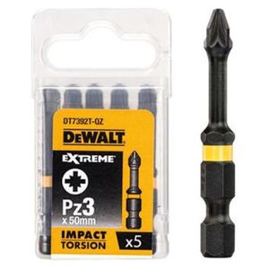 Dewalt Końcówki wkrętarskie 50mm Torsion Pz3 5szt. DT7392T 3098451 5035048089354