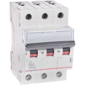 Legrand Wyłącznik nadprądowy S303 B50 TX3 50A 6kA 403407 3108903 3414970387646