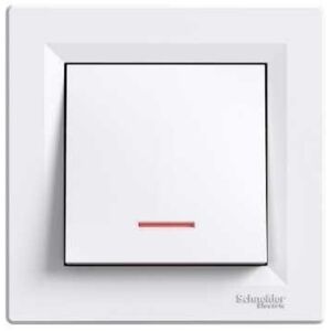 Schneider Electric Łącznik schodowy z podświetleniem biały - EPH1500121 3108174 3606480525681
