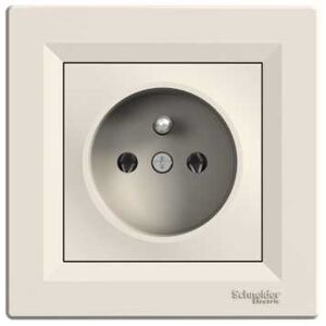 Schneider Electric Gniazdo pojedyncze z/u bez ramki kremowe - EPH2800723 3107445 3606480595790