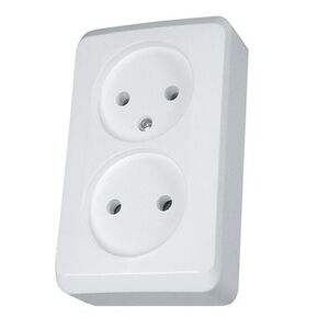 Schneider Electric Gniazdo 2-krotne b/u 16A IP20 białe GWN-220P - WDE001040 3107374 5904093552581