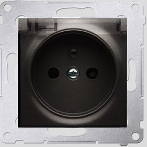 Kontakt-Simon Gniazdo SIMON54 hermetyczne 1-krotne z/u 16A IP44 antracyt - DGZ1BZ.01/48A 3107950 5902787824198