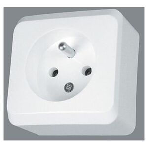 Schneider Electric Gniazdo 1-krotne z/u 16A IP20 białe GWN-130P - WDE001030 3107375 5904093552536