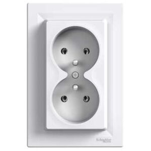 Schneider Electric Gniazdo podwójne z/u białe - EPH9800221 3107254 3606480527692