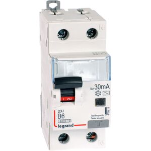 Legrand Wyłącznik różnicowo-nadprądowy 2P 6A B 0,03A typ AC P312 - 410918 3109684 3414970351166