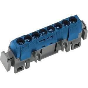 Legrand Listwa przyłączeniowa IP2x N8 8-otworów niebieska 004842 3111941 3414971730083