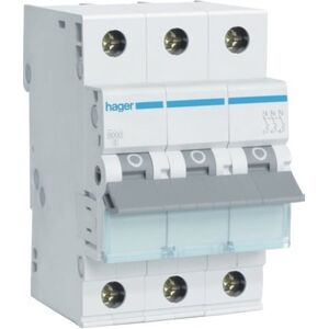 Hager Wyłącznik nadprądowy 3P C 63A 6kA AC MCN363E 3110792 3250614314032