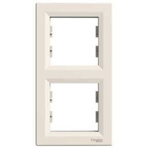 Schneider Electric Ramka podwójna Asfora kremowa EPH5810223 3109932 3606480527357