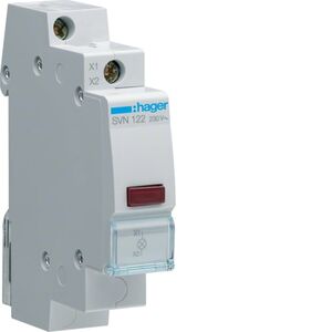 Hager Lampka sygnalizacyjna LED 230V AC czerwona - SVN122 3111218 3250615721624