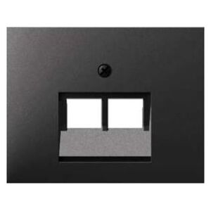 Hager Element centralny do gniazda przyłączeniowego UAE podwójnego z serii Berker antracyt mat - 14097006 3112231 4011334297499