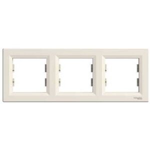 Schneider Electric Ramka potrójna Asfora pozioma kremowa EPH5800323 3109926 3606480527210