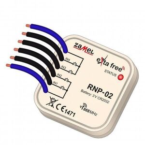 Zamel Radiowy nadajnik dopuszkowy 4-kanałowy - RNP-02 3112452 5903669041764