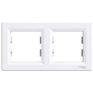 Schneider Electric Ramka podwójna Asfora pozioma biała (EPH5800221) 3109931 3606480527180