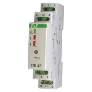 F&F Sterownik rolet dwuprzyciskowy 2A IP20 STR-421 230V 3118762 5908312591443