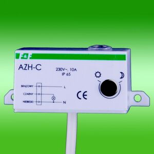 F&F Automat zmierzchowy n/t 10A 230V 2-1000lx mini IP65 (AZH-C) 3118718 5908312591023