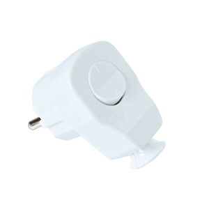 PCE Wtyczka kątowa z uziemieniem 16A IP20 z wyłącznikiem 0-1 biała (9002215) 3115684 5907711102922
