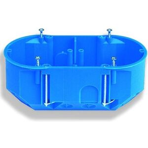 Simet Puszka podtynkowa 2-krotna P2x60D 60mm regips głęboka niebieska - 32092203 3114505 5907813219948