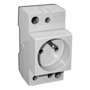 Eti-Polam Gniazdo modułowe 2P+Z 10/16A 230V na szynę (002414010) 3118676 5904722995918
