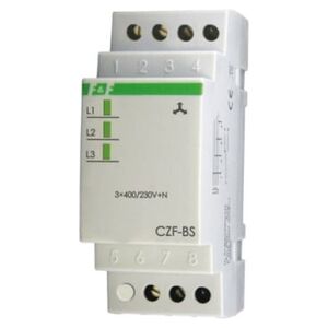 F&F Przekaźnik zaniku i asymetrii faz 10A 1P 4sek 55V CZF-BS 3118699 5908312593102