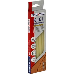 Wkłady klejowe Megatec do metalu 11 mm x 200 mm żółte 5 szt. 0.1 kg Termik (BN1921 240 ME Z) 3136179 5904910192105