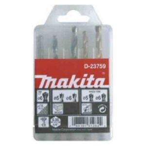 Wiertło Makita do betonu, drewna, metalu 5szt. (D-23759) 3142376 88381312844