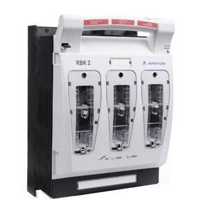 Apator Rozłącznik izolacyjny bezpiecznikowy montaż tablicowy, zaciski kablowe: mostkowe S 50-185mm2 RBK 2 690V 400A 63-811685-011 3164660 5906739004959