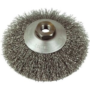 Szczotka tarczowo-kątowa fi120mm gwint M-14 drut stalowy 3150355 5903792240911
