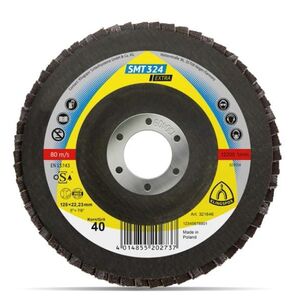Klingspor Ściernica listkowa 125mm SMT324 EXTRA granulacja 40 - 321510 3139327 4014855202171