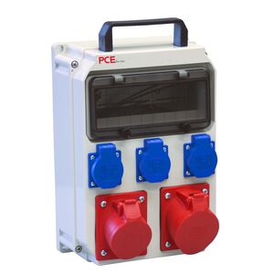 PCE Rozdzielnica przenośna HEL 10M 32/5 16/5 3GS 230V IP54 ECOline 90EKO001 3160711 5902082057963