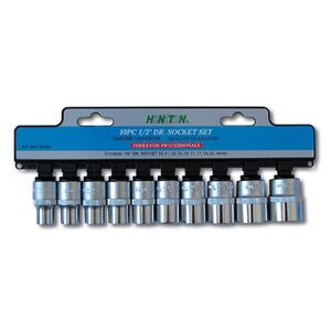 Honiton Zestaw nasadek 6-kątnych 1/2" 10-24mm 10szt. (H4010) 3132779 5900774540106