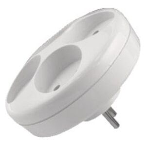 Opal Rozgałęźnik okrągły 4x2P biały 3169398 5902694002702