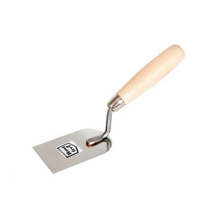 AWTools Kielnia sztukatorska nierdzewna łopatkowa 80mm uchwyt drewniany AW30249 3172851 5902198742647