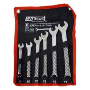 AWTools Zestaw kluczy płasko-oczkowych 8-17mm 6szt. (AW40111) 3172860 5902198743347