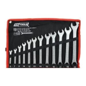 AWTools Zestaw kluczy płasko-oczkowych 6-19mm 8szt. (AW40112) 3172861 5902198743354
