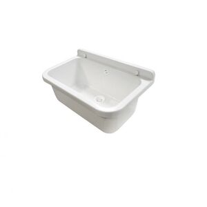 Zlewozmywak Hydroland Komora gospodarcza 55 x 34 x 21cm biały (ZLEW.55) 3178811 5900308746929