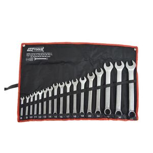 AWTools Zestaw kluczy płasko-oczkowych 8-32mm 17szt. (AW40117) 3172866 5902198743408