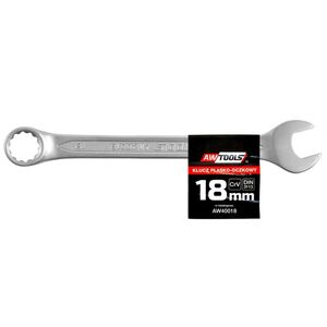 AWTools Klucz płasko-oczkowy 18mm (AW40018) 3172779 5902198743125