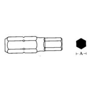 Jonnesway Końcówka ampulowa imbus 5x75mm 6-kąt 10mm D175H50 3173528 4719152117509